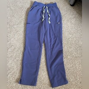 Figs Yola Skinny Srub Pants Blue